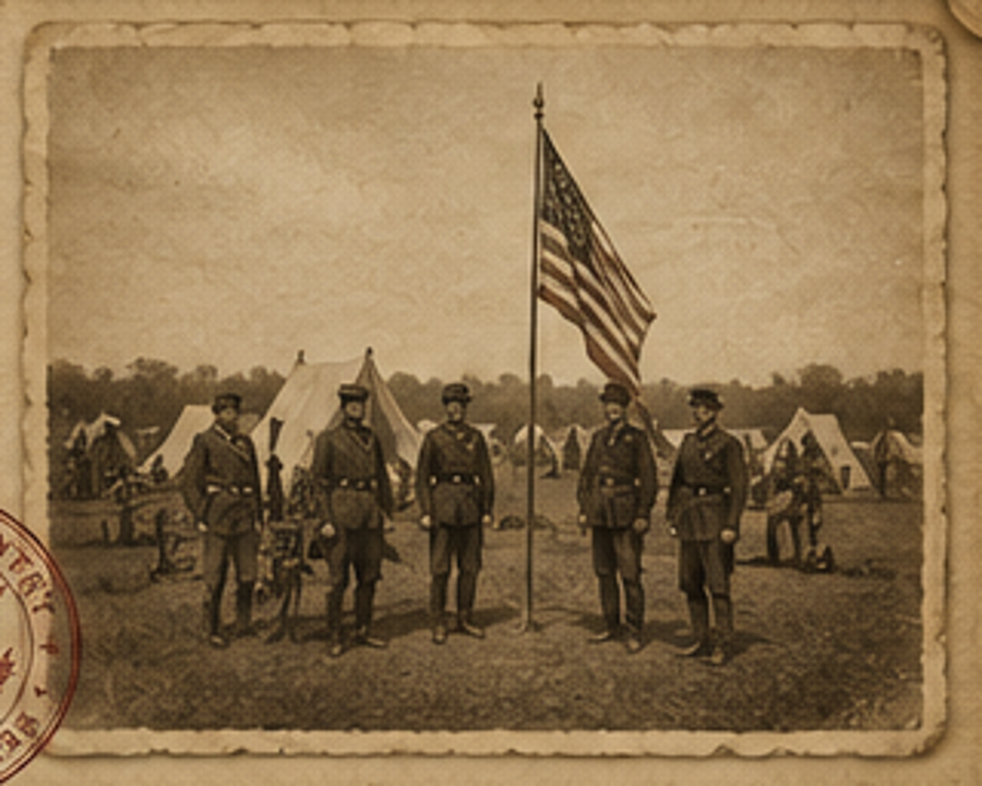 Company A in camp
