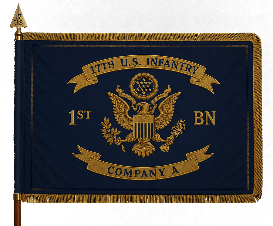 Company A Colors, 17th United States Infantry, 1st Battalion